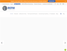 Tablet Screenshot of getrefm.com